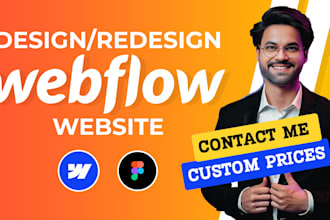 develop webflow website, figma to webflow, expert  developer, landing pages