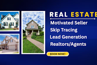 do b2b lead generation real estate and skip tracing