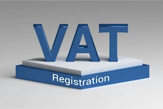 register your vat number for UK, do UK vat registration and vat return filing