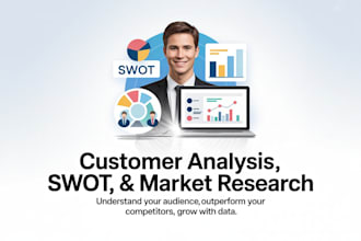 customer analysis swot market research business plan strategic management