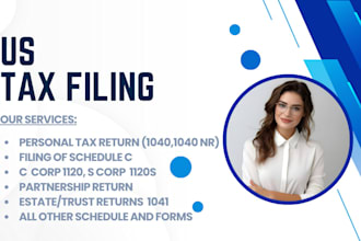 minimize your US tax filing form 1040, 1120, 5472 and US sales returns