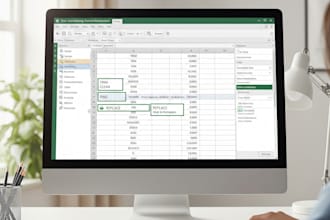 do ms excel data cleaning, formatting, merging, splitting, sorting