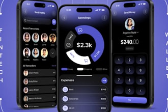 develop crypto wallet app blockchain app crypto exchange app fintech app payment