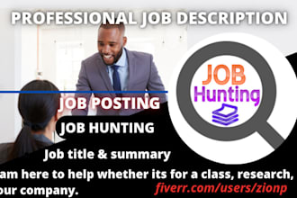 write you a captivating job description, employee handbook, HR advert policies
