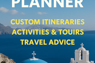 plan your perfect trip, vacation, or getaway itinerary