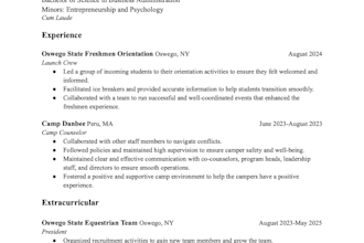 create a custom, professional resume for any career level