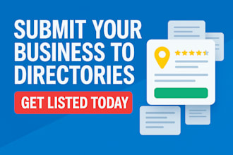 submit your online and physical business to high da SEO directories