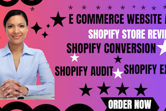 do shopify audit shopify review and boost shopify conversion as shopify expert