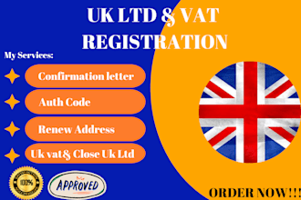 do uk ltd registration, auth code, confirmation letter, renew uk company address