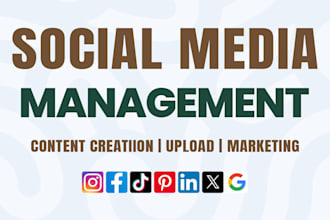 be your monthly social media manager, content creator