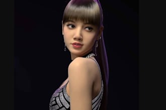 do hyper 3d metahuman avatar, cartoon character, 3d character model daz3d, nsfw