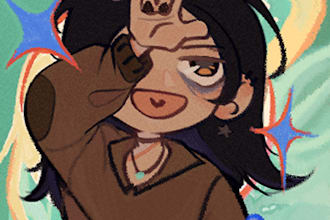 draw your custom cartoon avatar with personality