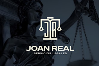 create professional modern attorney, legal or law firm logo