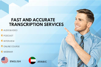 transcribe audio video interviews podcast transcripts