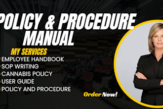standard operating procedures, sops, policies, manual, work instructions