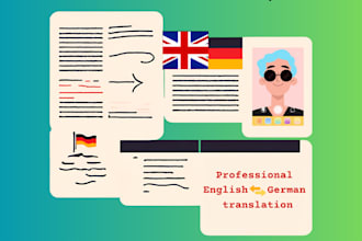 manually translate english to german, german to english