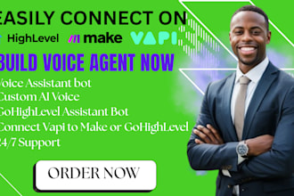integrate gohighlevel, vapi ai, retell ai, make com and n8n with custom ai agent