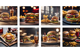 create professional ai generated food photography