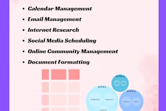 be your reliable virtual assistant for any task or project