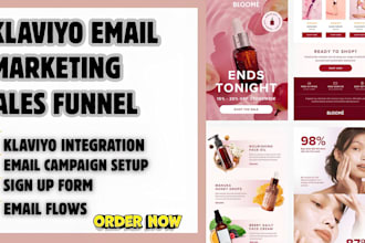 premium klaviyo email marketing automation revenue boosting flows setup