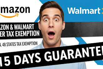 do amazon walmart sales tax exemption without llc