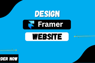 design responsive framer website, saas landing page, figma to framer