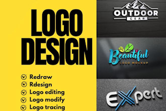 tweak, fix, and improve your logo design for a clean, sharp, pro appearance