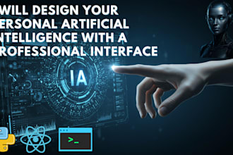 design your personal artificial intelligence with a professional web interface
