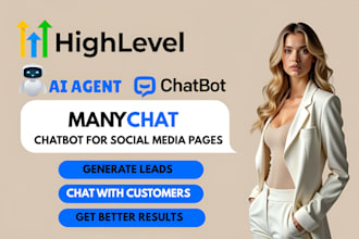 do chatbot for instagram whatsapp facebook messenger telegram using manychat