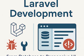 fix laravel bugs and build modern web apps