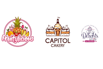 design food restaurant burger dessert bakery logo