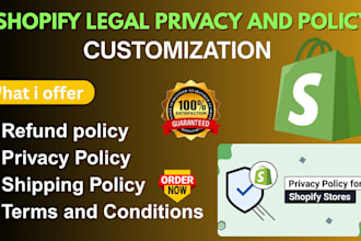 create custom policies for your shopify store privacy, term and return policy