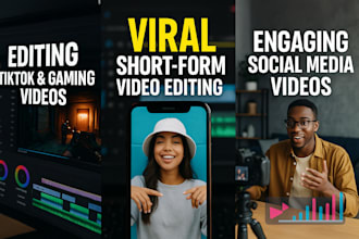 tiktok or gaming video editing to grow your audience and boost your brand