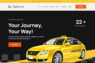 design vtc website taxi booking chauffeur website taxi