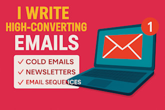 write high converting cold emails and newsletters