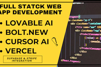 build web app using lovable bolt new v0 cursor ai supabase lovable ai website