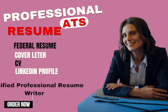 provide optimized CV, cover letter, resume writing and linkedin profile service