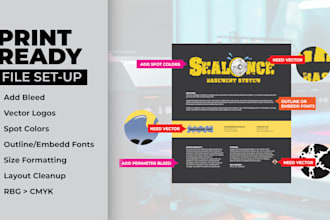 provide print ready graphic design services