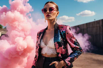 create realistic ai fashion photography shoot, product mockup using midjourney