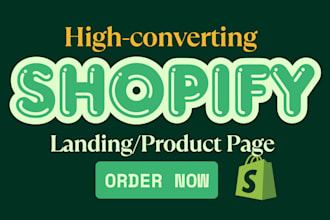 build shopify landing page, single product page with gempages, pagefly, shogun
