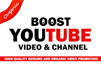 promote and optimize your youtube videos for organic growth and engagement