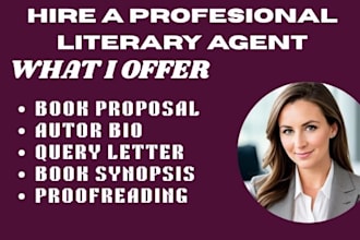 find active literary agent for your fiction query letter synopsis children book