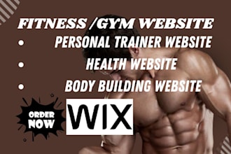 design a powerful fitness website landing page for trainers and gyms, personal
