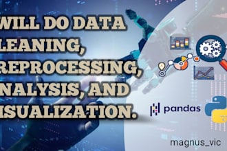 do data analysis, cleaning, visualization, with python, sql