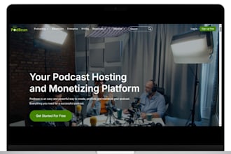 build podcast website music website radio website podcast wordpress website