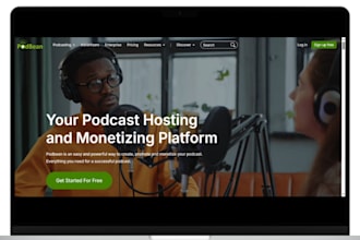 build podcast website music website radio website podcast wordpress website