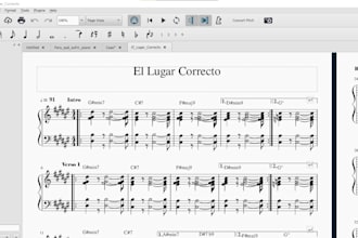 transcribe songs into sheet music