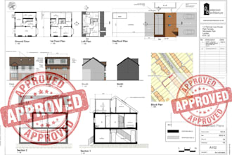 create uk planning permission drawings, loft conversion