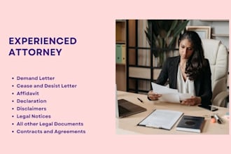expertly write demand letters, legal notices, cease and desist letters