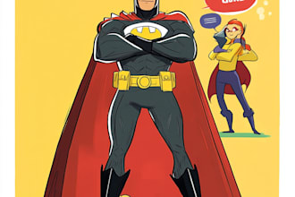 draw you into amazing superhero comic cartoon characters